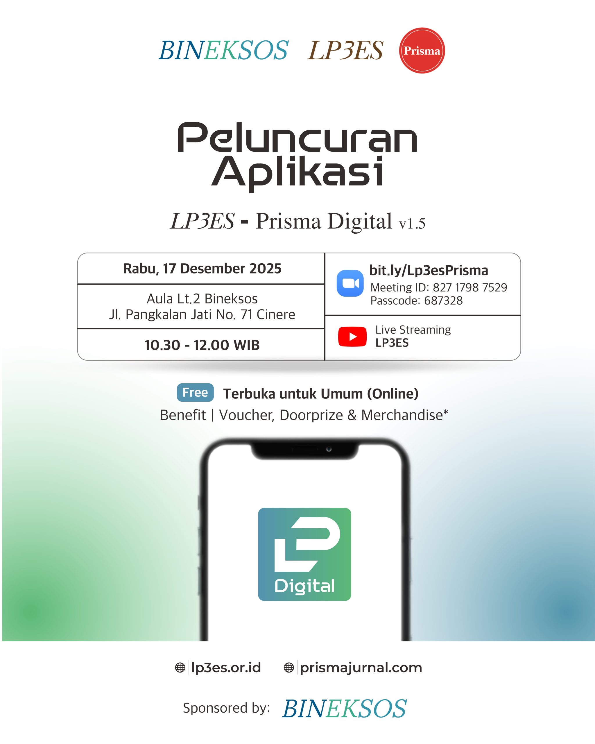 Peluncuran Aplikasi LP3ES-Prisma Digital